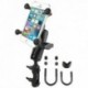 Pack complet RAM MOUNTS X-Grip bras medium fixation en U sur guidon ou réservoir de frein/embrayage - smartphones S/M