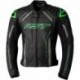 Veste RST S1 CE cuir - noir/gris/vert fluo taille S