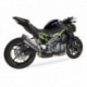 Silencieux IXIL Hexoval Xtrem inox / alu noir - Kawasaki Z900 Full