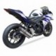 Ligne complète IXIL Hexoval Xtrem Race inox / alu noir - Yamaha R3/R25