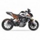 Silencieux IXIL Dual Hyperlow L3XB inox noir / alu - KTM Duke RC125