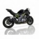 Silencieux IXIL Dual Hyperlow L3XB inox noir / alu - Kawasaki Z900 Full