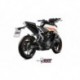 Silencieux MIVV MK3 Slip-On acier inoxydable noir - KTM 125 / 390 Duke