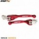 Ensemble de leviers flexibles forgés RFX Race (Rouge)- Honda CRF250/450