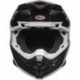 Casque BELL Moto-10 Spherical Solid - Noir/Blanc