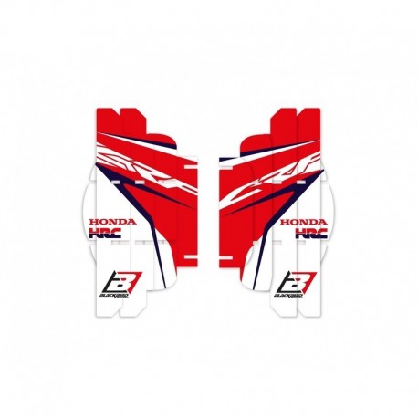 Kit déco de cache radiateur BLACKBIRD Replica Team HRC 2020 Honda