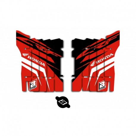 Kit déco de cache radiateur BLACKBIRD Dream Graphic 4 Honda CRF250