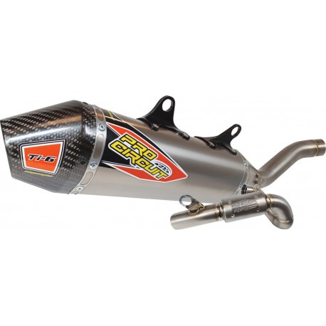 EXHAUST TI-6 TI W/CF KTM