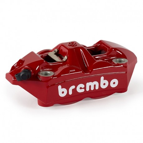 Étrier de frein avant droit BREMBO UPGRADE M4 ø34mm - rouge logo blanc