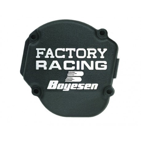 Couvercle d'allumage BOYESEN Factory Racing noir - Kawasaki KX250 (90-04)