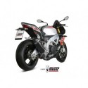 Silencieux MIVV Speed Edge inox noir/carbone - Aprilia Tuono V4 1100