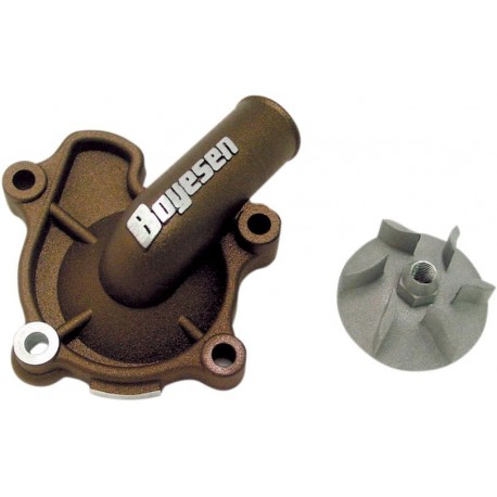 WATER PUMP COVER & IMPELLER KIT SUPERCOOLER ALUMINUM MAGNESIUM