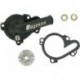 WATER PUMP COVER & IMPELLER KIT SUPERCOOLER ALUMINUM BLACK