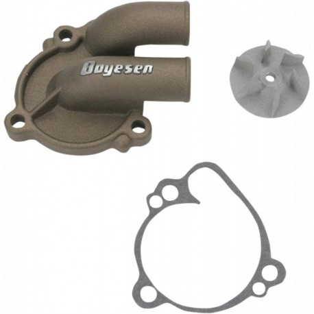 WATER PUMP COVER & IMPELLER KIT SUPERCOOLER ALUMINUM MAGNESIUM