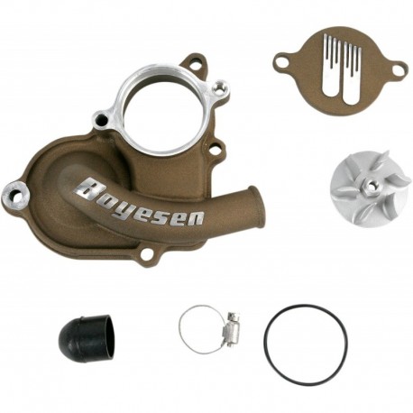 WATER PUMP COVER & IMPELLER KIT SUPERCOOLER ALUMINUM MAGNESIUM