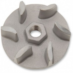 WATER PUMP IMPELLER SUPERCOOLER ALUMINUM OEM REPLACEMENT GRAY