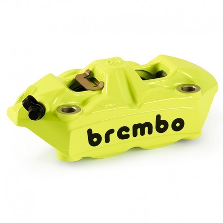 Étrier de frein avant droit BREMBO UPGRADE M4 ø34mm - jaune fluo