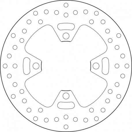 Disque de frein BREMBO Série Oro fixe - 68B407H6