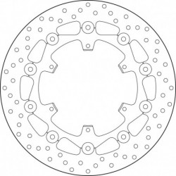 Disque de frein BREMBO Série Oro Flottant - 78B40887