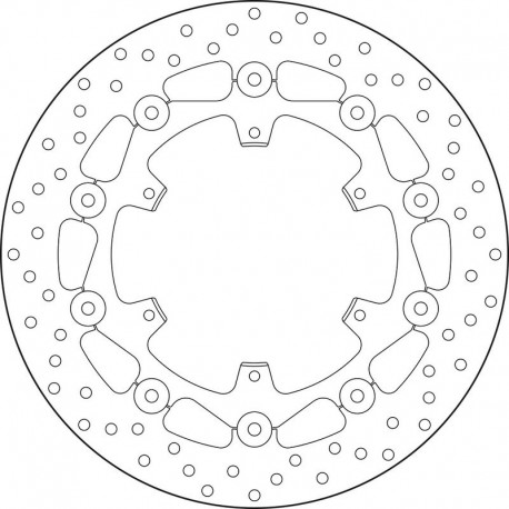 Disque de frein BREMBO Série Oro Flottant - 78B40887