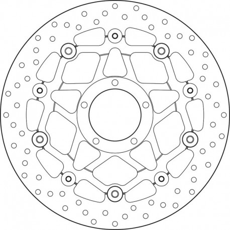 Disque de frein BREMBO Série Oro Flottant - 78B40886