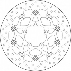 Disque de frein BREMBO Série Oro Flottant - 78B40847