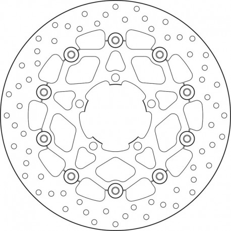 Disque de frein BREMBO Série Oro Flottant - 78B40847