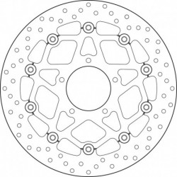 Disque de frein BREMBO Série Oro Flottant - 78B40893