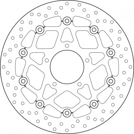 Disque de frein BREMBO Série Oro Flottant - 78B40893