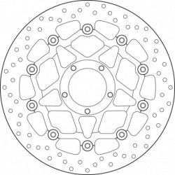 Disque de frein BREMBO Série Oro Flottant - 78B408A4