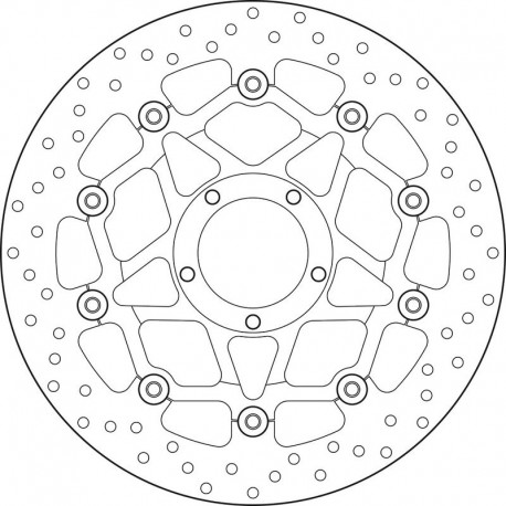 Disque de frein BREMBO Série Oro Flottant - 78B408A4