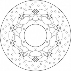 Disque de frein BREMBO Série Oro Flottant - 78B40838