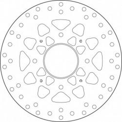 Disque de frein BREMBO Série Oro fixe - 68B407M6