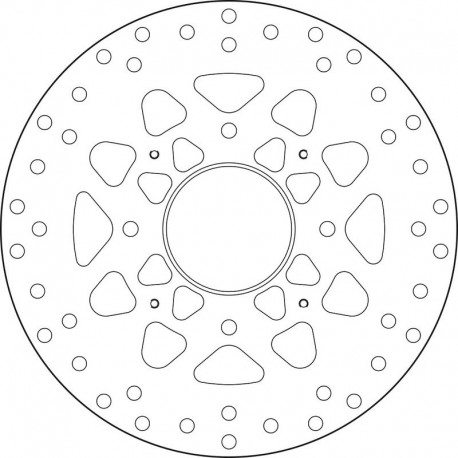 Disque de frein BREMBO Série Oro fixe - 68B407M6