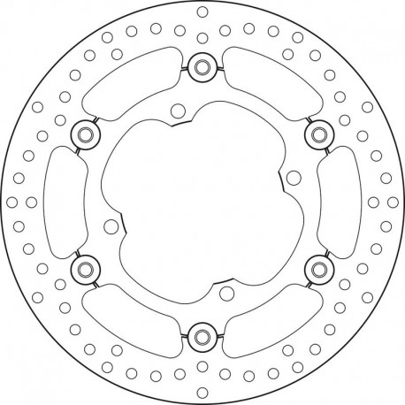 Disque de frein BREMBO Oro flottant - 78B40844