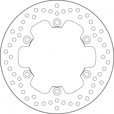 Disque de frein BREMBO Série Oro fixe - 68B407M5