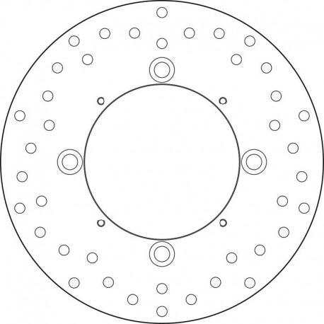 Disque de frein BREMBO Série Oro fixe - 68B407M0