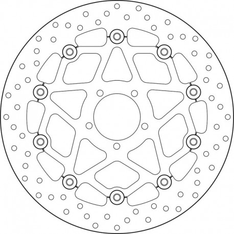 Disque de frein BREMBO Série Oro Flottant - 78B408B1