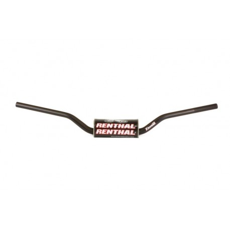 Guidon Ø28,6mm sans barre RENTHAL Fatbar noir/mousse noire