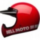 Casque BELL Moto-3 Classic - Rouge brillant