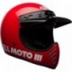 Casque BELL Moto-3 Classic - Rouge brillant